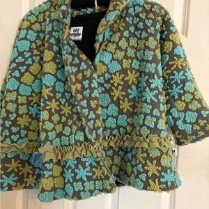 Colorful Floral Patterned Jacket
